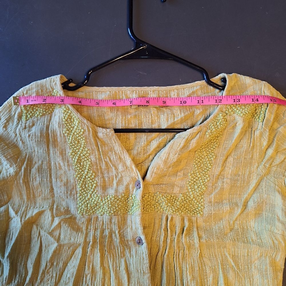 Prana Blouse small yellow - Picture 5 of 8